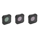 JSR KB Series Bộ lọc ống kính CPL+ND8+ND16 cho GoPro HERO13 Black /12 Black /11 Black /10 Black /9 Black, 3 trong 1