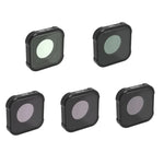 JSR KB Series Bộ lọc ống kính MCUV+CPL+ND8+ND16+ND32 cho GoPro HERO13 Black /12 Black /11 Black /10 Black /9 Black, 5 trong 1
