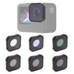 JSR KB Series Bộ lọc ống kính STAR+CPL+NIGHT+ND8+ND16+ND32 cho GoPro HERO13 Black /12 Black /11 Black /10 Black /9 Black, 6 trong 1