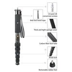 Gậy đơn DSLR du lịch ngoài trời BEXIN P306C bằng sợi carbon, P306C