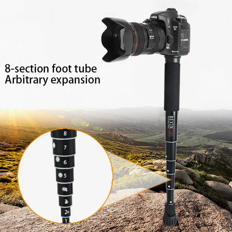 Giá đỡ monopod hợp kim nhôm máy ảnh DSLR du lịch ngoài trời BEXIN P308D, P308D
