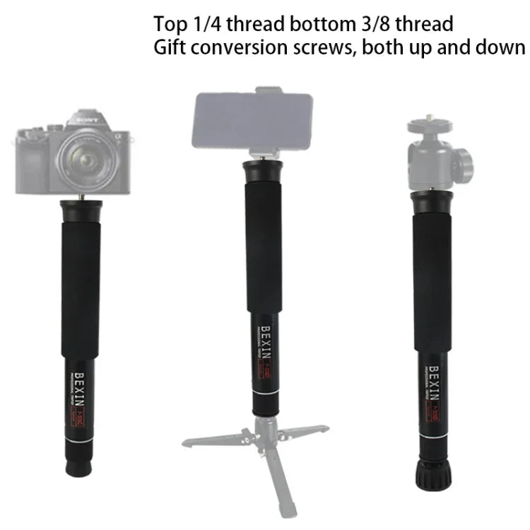 Giá đỡ monopod hợp kim nhôm máy ảnh DSLR du lịch ngoài trời BEXIN P308D, P308D
