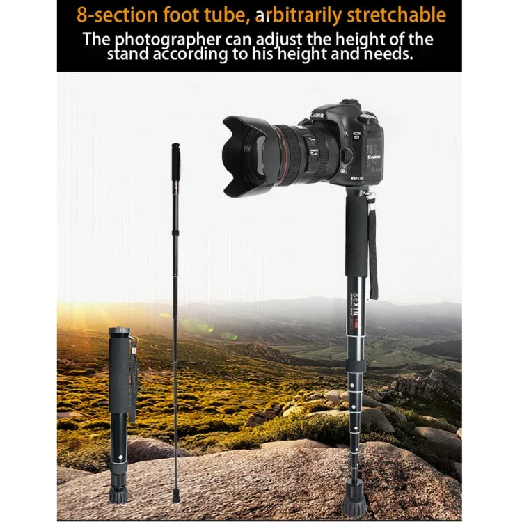 Giá đỡ monopod hợp kim nhôm máy ảnh DSLR du lịch ngoài trời BEXIN P308, P308
