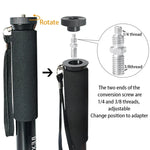 Giá đỡ monopod hợp kim nhôm máy ảnh DSLR du lịch ngoài trời BEXIN P308, P308