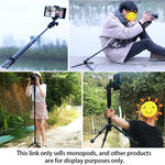 Giá đỡ monopod hợp kim nhôm máy ảnh DSLR du lịch ngoài trời BEXIN P308, P308