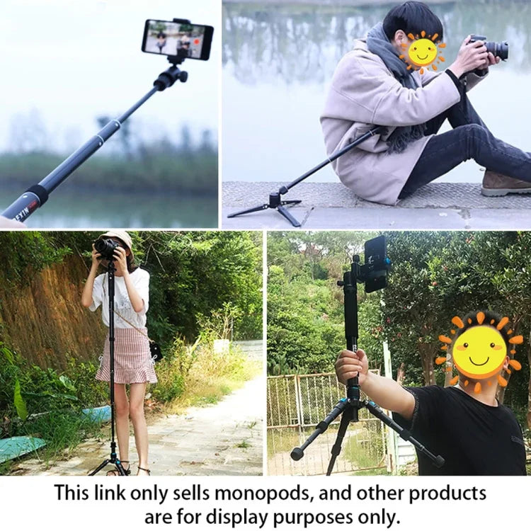 Giá đỡ monopod hợp kim nhôm máy ảnh DSLR du lịch ngoài trời BEXIN P308, P308