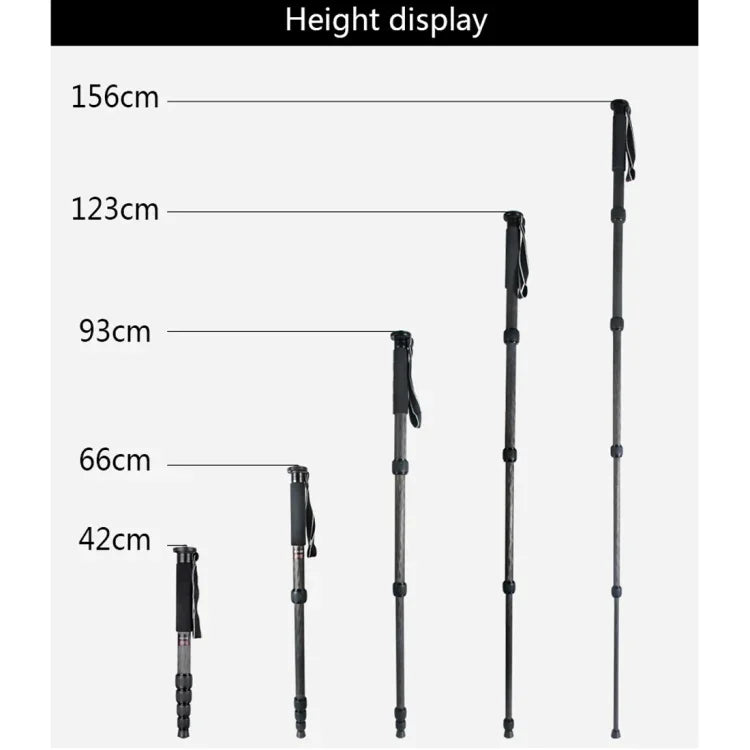 Giá đỡ monopod sợi carbon máy ảnh DSLR du lịch ngoài trời BEXIN MCS285, MCS285