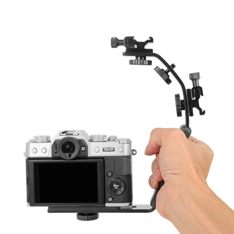 Giá Đỡ Đèn Flash Hình Chữ L Bằng Nhôm, Hình Chữ L