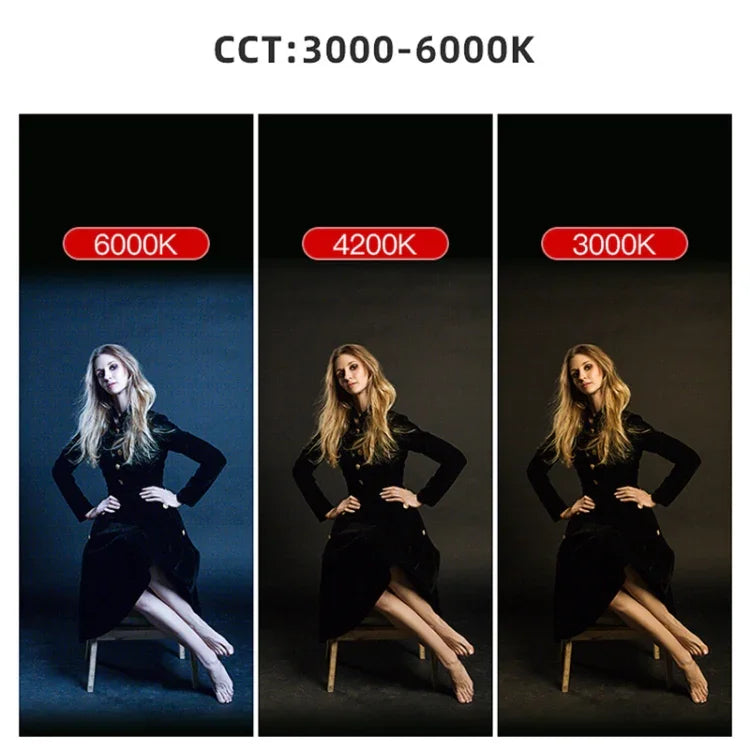 Đèn LED thanh chiếu sáng ảnh màu RGB LUXCeO điều khiển qua APP, điều chỉnh nhiệt độ màu, chống nước, đèn LED cầm tay với điều khiển từ xa, P200 RGB