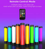 Đèn LED thanh chiếu sáng ảnh màu RGB LUXCeO điều khiển qua APP, điều chỉnh nhiệt độ màu, chống nước, đèn LED cầm tay với điều khiển từ xa, P200 RGB