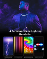 Đèn LED thanh chiếu sáng ảnh màu RGB LUXCeO điều khiển qua APP, điều chỉnh nhiệt độ màu, chống nước, đèn LED cầm tay với điều khiển từ xa, P200 RGB