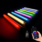 Đèn LED thanh chiếu sáng ảnh màu RGB chuyên nghiệp LUXCeO P7RGB điều khiển qua APP, điều chỉnh nhiệt độ màu, chống nước, đèn LED cầm tay với điều khiển từ xa, P7RGB Pro