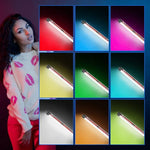 Đèn LED thanh chiếu sáng ảnh màu RGB chuyên nghiệp LUXCeO P7RGB điều khiển qua APP, điều chỉnh nhiệt độ màu, chống nước, đèn LED cầm tay với điều khiển từ xa, P7RGB Pro