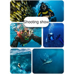 Vỏ bảo vệ chống nước 45m cho GoPro HERO8 Black kèm khóa, giá đỡ cơ bản & ốc vít & bộ lọc (Tím, Đỏ, Hồng) & tay cầm phao nổi & dây đeo & miếng chống sương mù, Vỏ HERO8 trong suốt + Bộ lọc