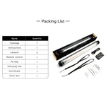Đèn LED thanh chiếu sáng ảnh nhiệt độ màu đôi LUXCeO P7, đèn LED cầm tay chống nước với điều khiển từ xa, P7
