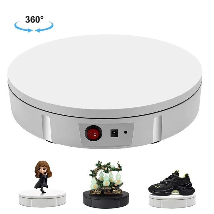 Giá Đỡ Quay Điện 22cm Để Trưng Bày Quay Video, Tải Trọng: 50kg, Phích Cắm Mỹ, 22cm, Phích Cắm Mỹ