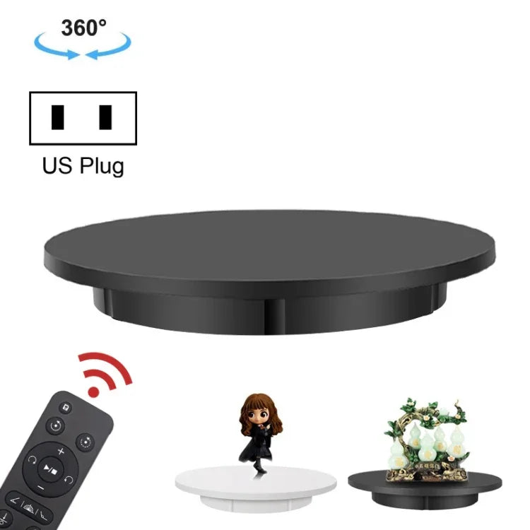 Giá Đỡ Quay Điện 42cm Để Trưng Bày Quay Video, Tải Trọng: 100kg, Cắm Điện, Phích Cắm Mỹ, 42cm, Phích Cắm Mỹ