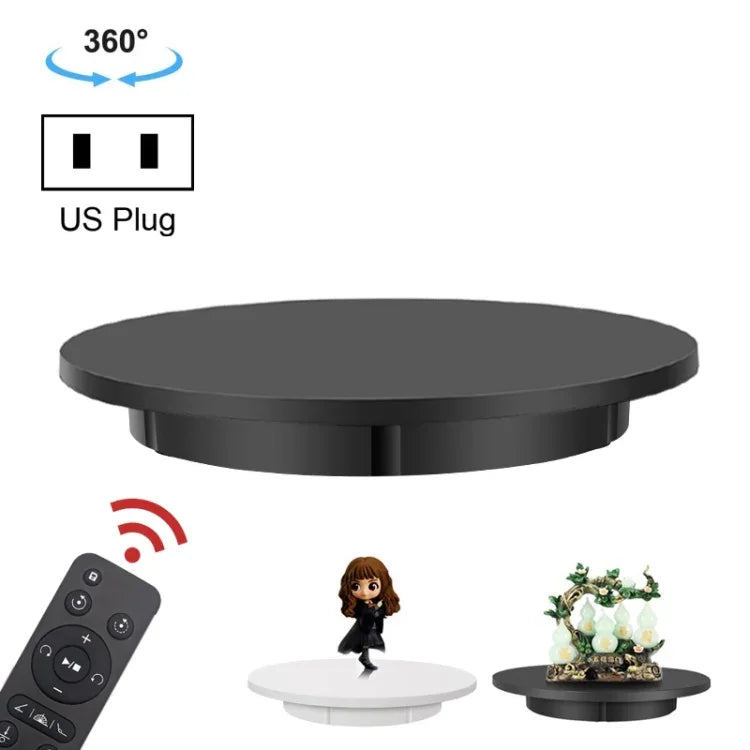 Giá Đỡ Quay Điện 60cm Để Trưng Bày Quay Video, Tải Trọng: 100kg, Cắm Điện, Phích Cắm Mỹ, 60cm, Phích Cắm Mỹ