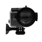 Dành cho GoPro HERO5 Camera hành động thể thao Ống kính macro 16X 58mm với bộ lọc cận cảnh, đế ống kính & vòng chuyển đổi & nắp bảo vệ ống kính & dây đeo tay chống mất & khăn lau