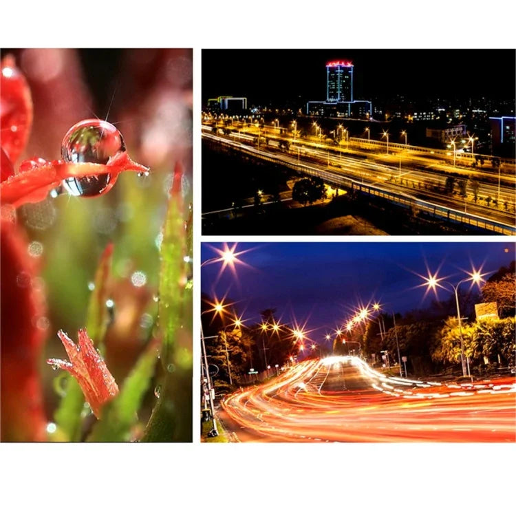 Bộ lọc ống kính 52mm cho GoPro HERO5 Sport Action Camera (CPL + UV + ND8 + ND2 + Star 8 + Đỏ + Vàng + FLD / Tím) & vòng chuyển đổi vỏ chống nước, 10 trong 1