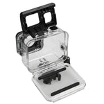Vỏ bảo vệ chống nước 30m PC & ABS cho GoPro HERO5 kèm nắp lưng cảm ứng, khóa, giá đỡ cơ bản & ốc dài, Kích thước nắp lưng: 7 x 6 cm, Vỏ bảo vệ