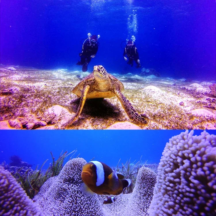 Vỏ bảo vệ chống nước 30m PC & ABS cho GoPro HERO5 + filter vuông đỏ cho ống kính kèm khóa gắn cơ bản & vít dài & dây đeo tay chống mất, Vỏ bảo vệ + Filter