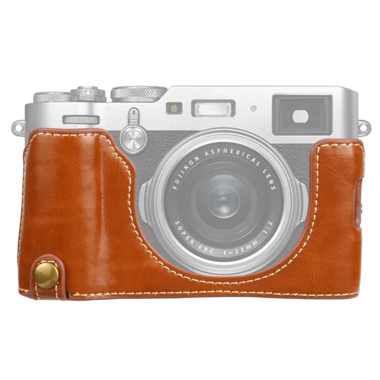 Đế ốp nửa bằng da PU ren 1/4 inch cho FUJIFILM X100V, Dành cho FUJIFILM X100V