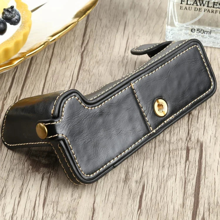 1/4 inch Thread PU Leather Camera Half Case Base for FUJIFILM X-T4, For FUJIFILM X-T4
