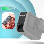 Nắp che cổng pin bằng hợp kim nhôm RUIGPRO cho GoPro HERO10 Black / HERO9 Black, Nắp bên hợp kim nhôm