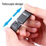 Nắp che cổng pin bằng hợp kim nhôm RUIGPRO cho GoPro HERO10 Black / HERO9 Black, Nắp bên hợp kim nhôm
