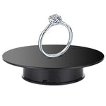 Đế Xoay Mặt Gương Điện 25cm 360 Độ Dùng Pin, Giá Trưng Bày Quay Video Đạo Cụ Chụp Ảnh, Tải Trọng 3kg, Dùng Pin, 25cm Gương/Dùng Pin(B), 25cm Gương/Dùng Pin(W), 25cm Gương/Dùng Pin(WB)