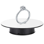 Đế Xoay Mặt Gương Điện 25cm 360 Độ Dùng Pin, Giá Trưng Bày Quay Video Đạo Cụ Chụp Ảnh, Tải Trọng 3kg, Dùng Pin, 25cm Gương/Dùng Pin(B), 25cm Gương/Dùng Pin(W), 25cm Gương/Dùng Pin(WB)