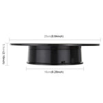 Đế Xoay Mặt Gương Điện 25cm 360 Độ Dùng Pin, Giá Trưng Bày Quay Video Đạo Cụ Chụp Ảnh, Tải Trọng 3kg, Dùng Pin, 25cm Gương/Dùng Pin(B), 25cm Gương/Dùng Pin(W), 25cm Gương/Dùng Pin(WB)