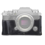 Đế bao da PU vân vải Litchi ren 1/4 inch cho FUJIFILM X-T4, Dành cho FUJIFILM X-T4 Litchi