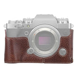 Đế bao da PU vân vải Litchi ren 1/4 inch cho FUJIFILM X-T4, Dành cho FUJIFILM X-T4 Litchi