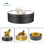 Gương xoay 360 độ 12cm, Giá đỡ trưng bày điện tử, Đạo cụ quay video, Tải trọng: 3kg, Gương đen 12cm, Gương trắng 12cm