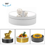 Gương xoay 360 độ 12cm, Giá đỡ trưng bày điện tử, Đạo cụ quay video, Tải trọng: 3kg, Gương đen 12cm, Gương trắng 12cm