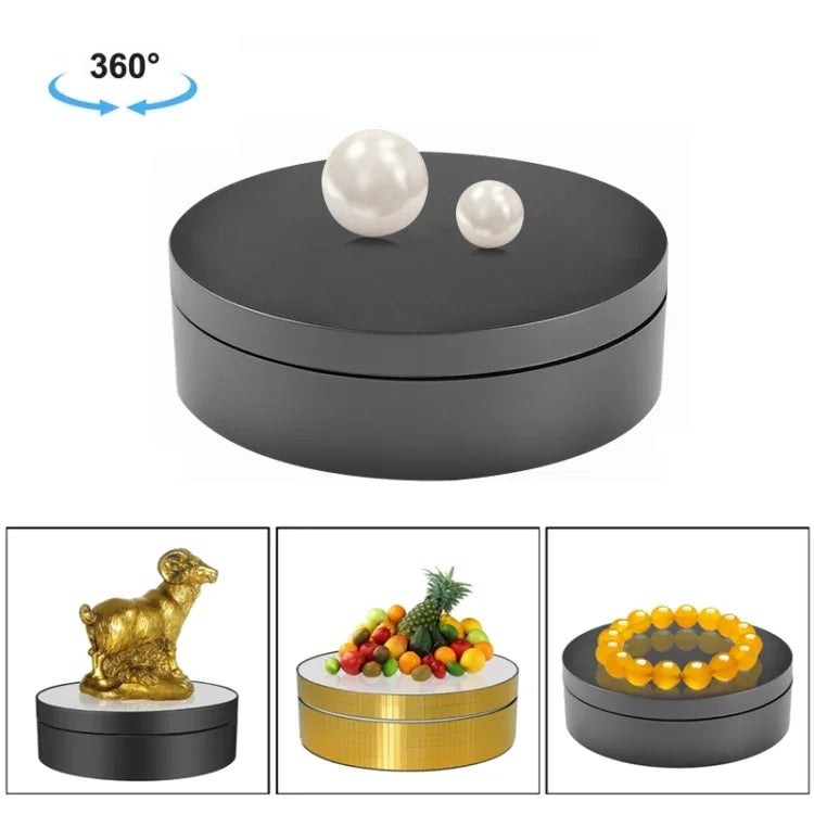 Gương xoay 360 độ 12cm, Giá đỡ trưng bày điện tử mờ, Đạo cụ quay video, Tải trọng: 3kg, Mờ đen 12cm, Mờ trắng 12cm