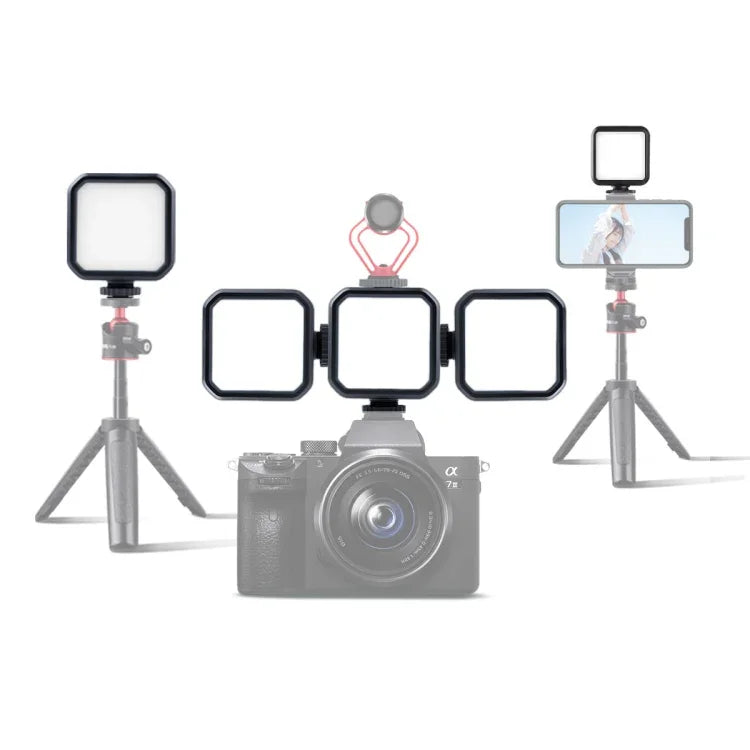 Đèn chiếu sáng làm đẹp cầm tay MJ58 cho máy ảnh, Đèn LED streamer có điều khiển từ xa, MJ58