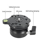 Chân Máy Chuyên Nghiệp BEXIN DY-60N 3/8 inch Ren Vòm Cân Bằng Đầu Toàn Cảnh 360 Độ Có Thước Thủy & Bộ Chuyển Đổi Vít 3/8 inch, DY-60N 3/8 inch