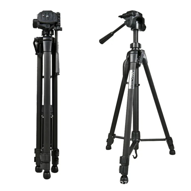 Chân Máy Hợp Kim Nhôm WeiFeng WT-3560 3 Khúc Gấp Dùng Cho Phát Trực Tiếp, WT-3560