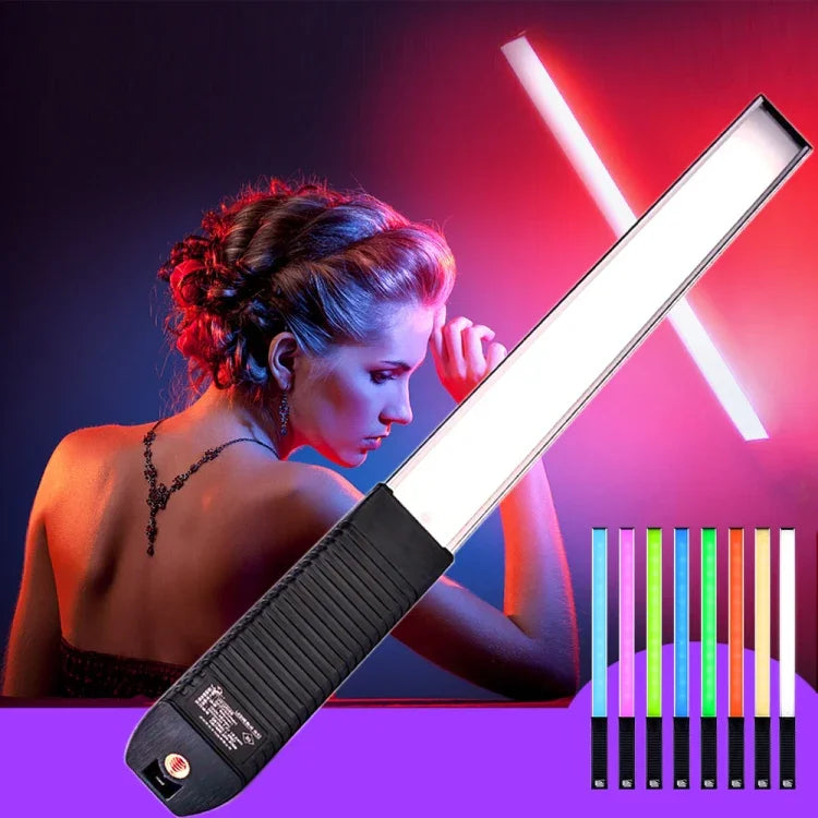 Đèn LED Cầm Tay LUXCeO Q508A 8 Màu Đèn LED Chiếu Sáng Video Chống Nước Đèn LED Bù Sáng Có Điều Khiển Từ Xa, Q508A