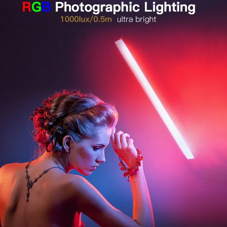 Đèn LED Cầm Tay LUXCeO Q508A 8 Màu Đèn LED Chiếu Sáng Video Chống Nước Đèn LED Bù Sáng Có Điều Khiển Từ Xa, Q508A