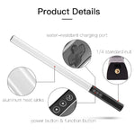 Đèn LED Cầm Tay LUXCeO Q508A 8 Màu Đèn LED Chiếu Sáng Video Chống Nước Đèn LED Bù Sáng Có Điều Khiển Từ Xa, Q508A