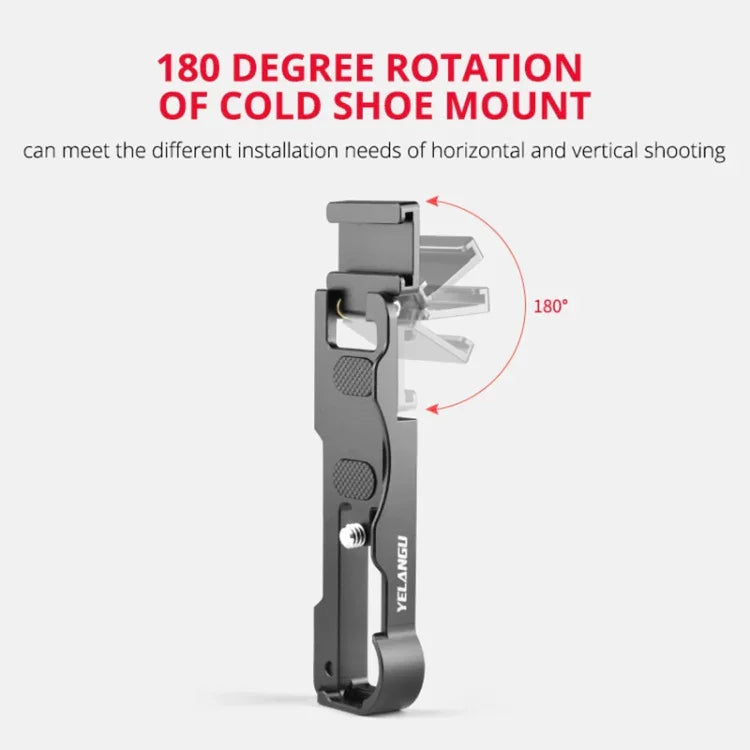Bảng Mở Rộng Máy Ảnh YELANGU CL12 Đế L Plate Cho Sony ZV-1, CL12 Cho Sony ZV-1