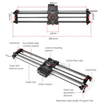 Thanh Trượt Điện YELANGU L80TC 80cm Với Điều Khiển Từ Xa 2.4GHz Cho Máy Ảnh SLR / Máy Quay Phim, L80TC 80cm
