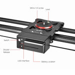 Thanh Trượt Điện YELANGU L80TC 80cm Với Điều Khiển Từ Xa 2.4GHz Cho Máy Ảnh SLR / Máy Quay Phim, L80TC 80cm