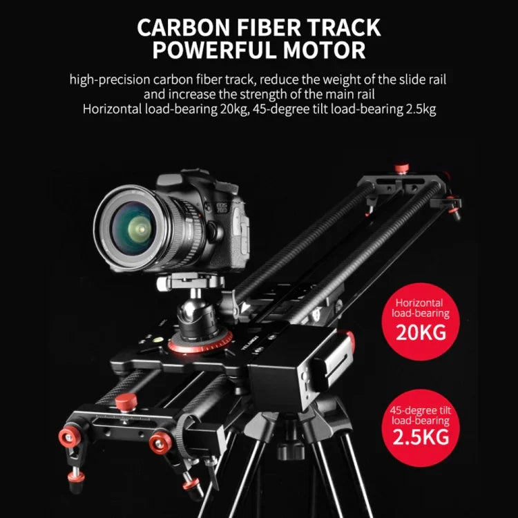 Thanh Trượt Điện YELANGU L80TC 80cm Với Điều Khiển Từ Xa 2.4GHz Cho Máy Ảnh SLR / Máy Quay Phim, L80TC 80cm