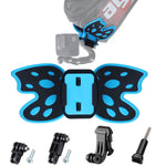 Bộ Chuyển Đổi Gắn Mũ Bảo Hiểm Hình Bướm với Cánh Tay Xoay 3 Chiều & Khóa J-Hook & Vít Dài cho GoPro, Insta360, DJI và Các Camera Hành Động Khác, Gắn Mũ Bảo Hiểm Hình Bướm với Cánh Tay Xoay & Khóa J-Hook