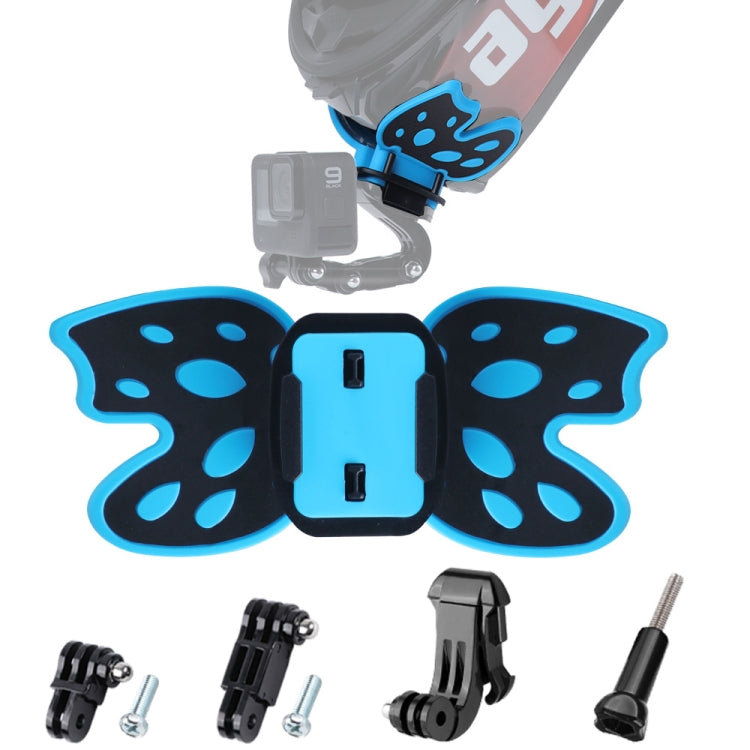 Bộ Chuyển Đổi Gắn Mũ Bảo Hiểm Hình Bướm với Cánh Tay Xoay 3 Chiều & Khóa J-Hook & Vít Dài cho GoPro, Insta360, DJI và Các Camera Hành Động Khác, Gắn Mũ Bảo Hiểm Hình Bướm với Cánh Tay Xoay & Khóa J-Hook